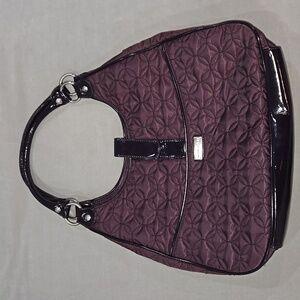 Vera Bradley Quilted Purple Shoulder Bag